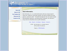 Tablet Screenshot of kentinformatics.com